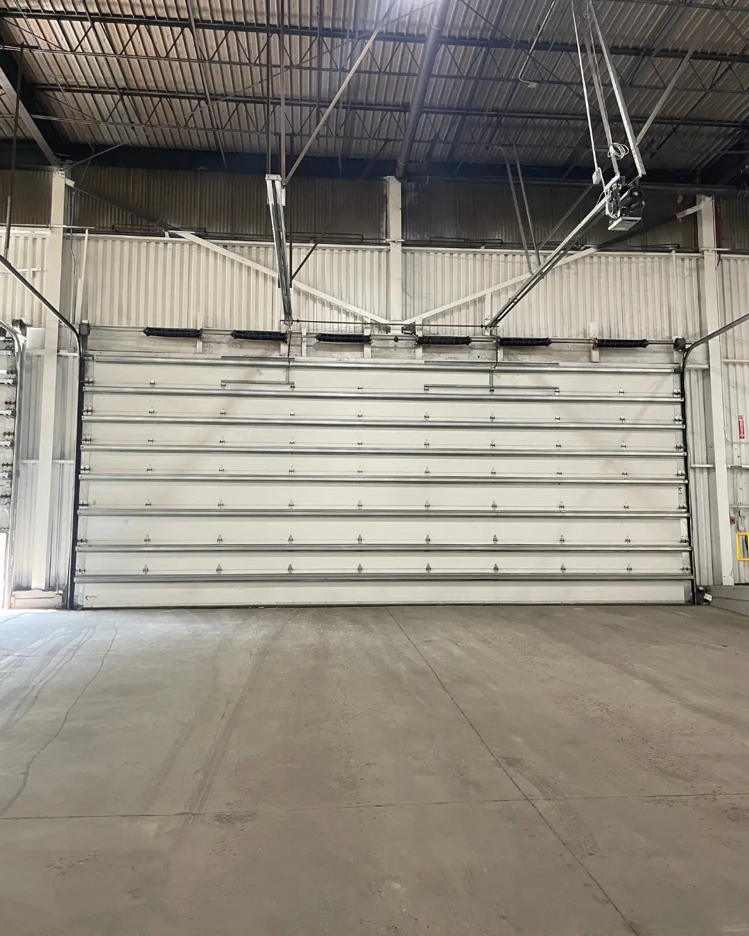 huge commercial garage door
